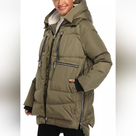 COPY - Hooded Puffer Down Jacket Coat 3XL - Picture 4 of 15